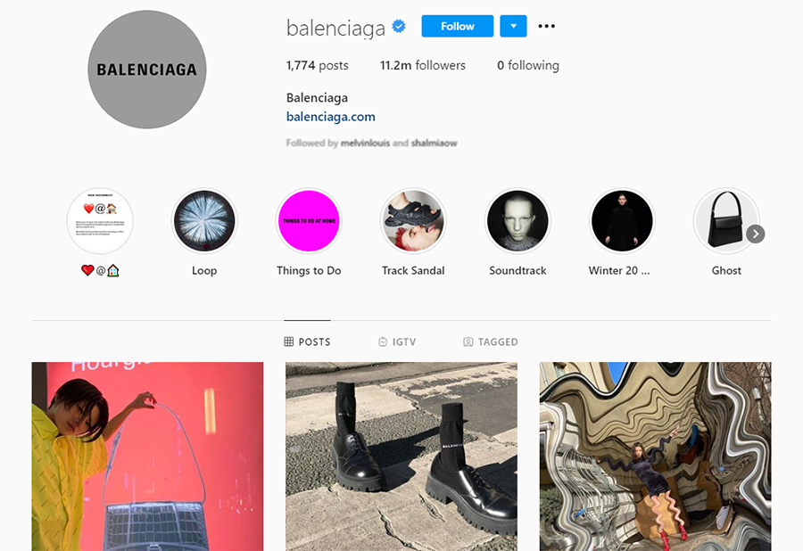 Instagram post by Balenciaga  Oct 16 2020 at 359pm UTC  Desfile de  moda Moda