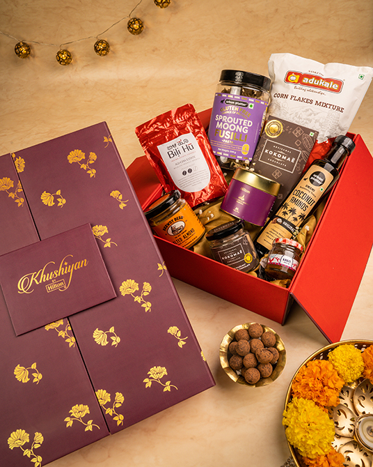 Buy delightful nut medley gift box in Bangalore, Free Shipping - redblooms