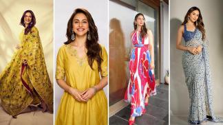 Rakul Preet Singh's Fashion Evolution - From Red Carpet Glamour to Festive Chic