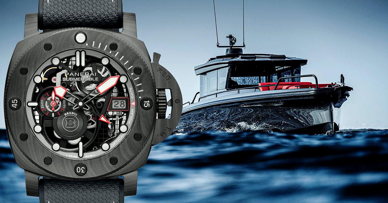 The Panerai Submersible S BRABUS Verde Militare Edition is a