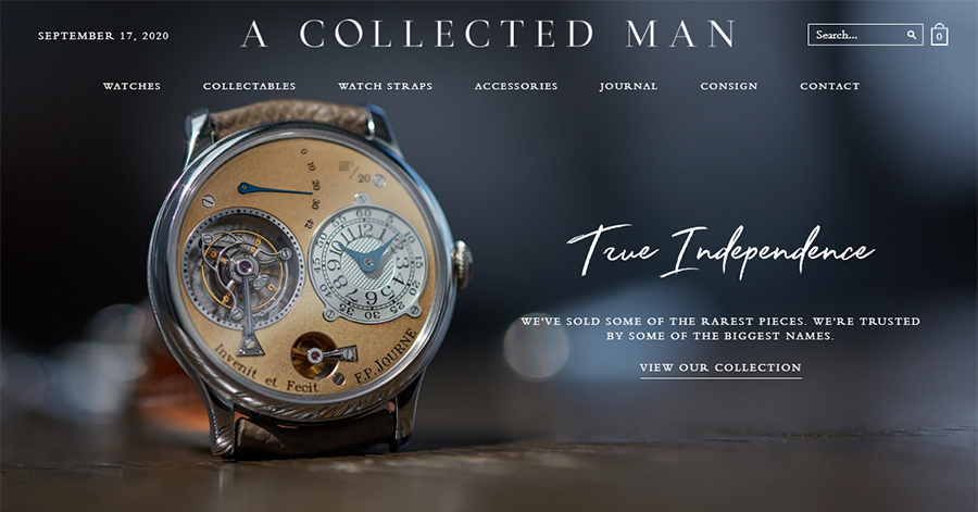 Perfectly Etched In Time A Collected Man Its Classic Brand Story