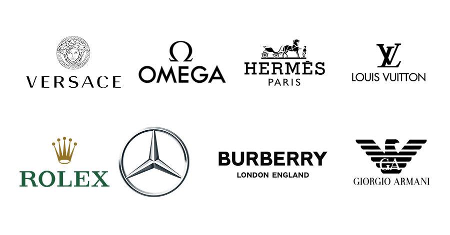 10 Most Celebrated Luxury Brand Logos Inspirations
